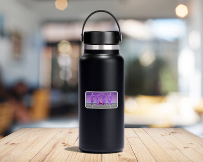 Fear emotion sticker