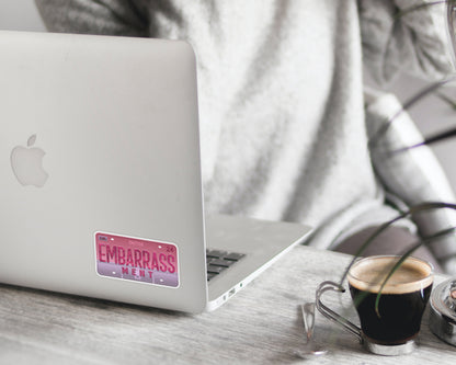 Embarrassment emotion sticker