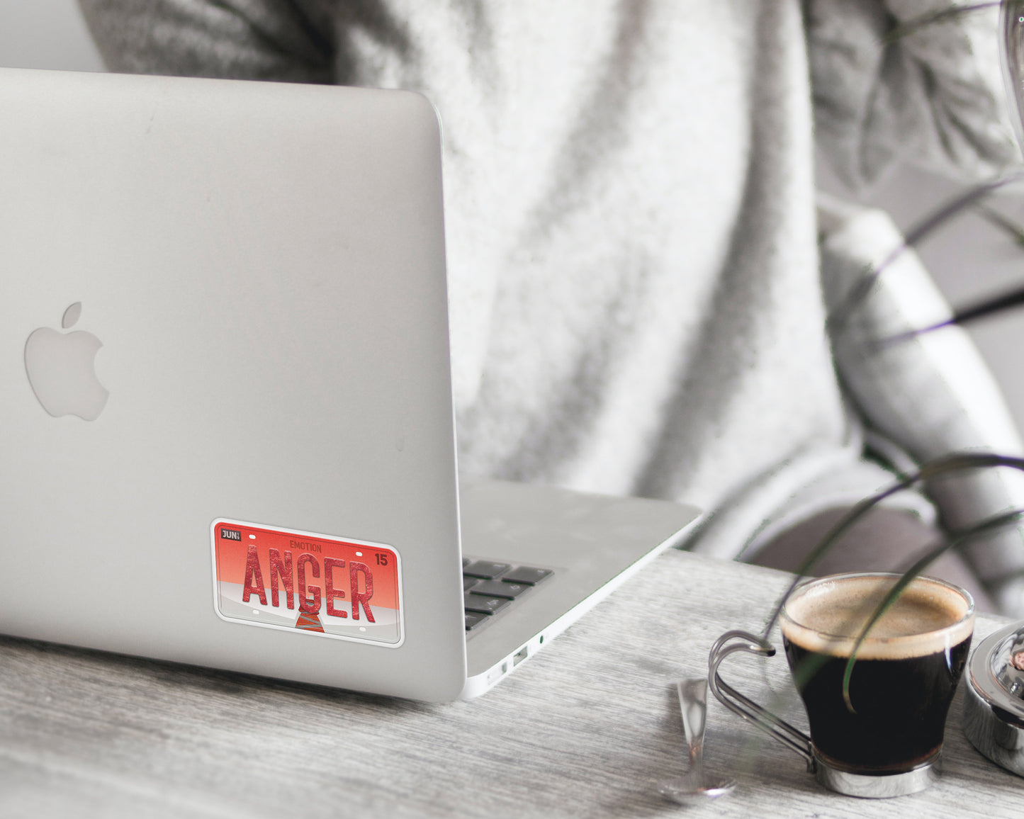 Anger emotion sticker