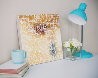 Harry's House album word art square canvas wall decor