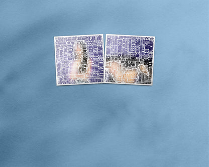 Sour album word art square poster