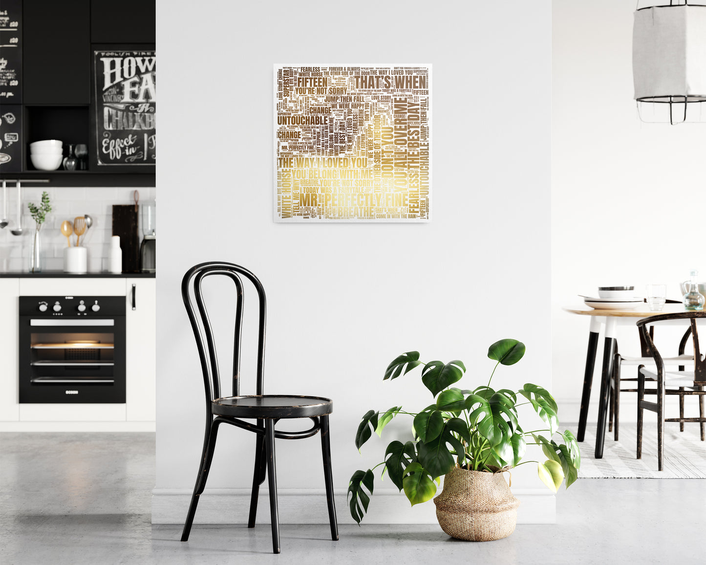 Fearless TV album word art square poster