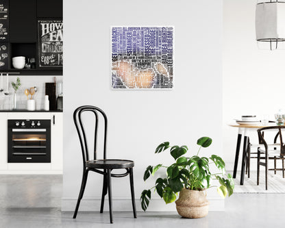 Guts album word art square poster