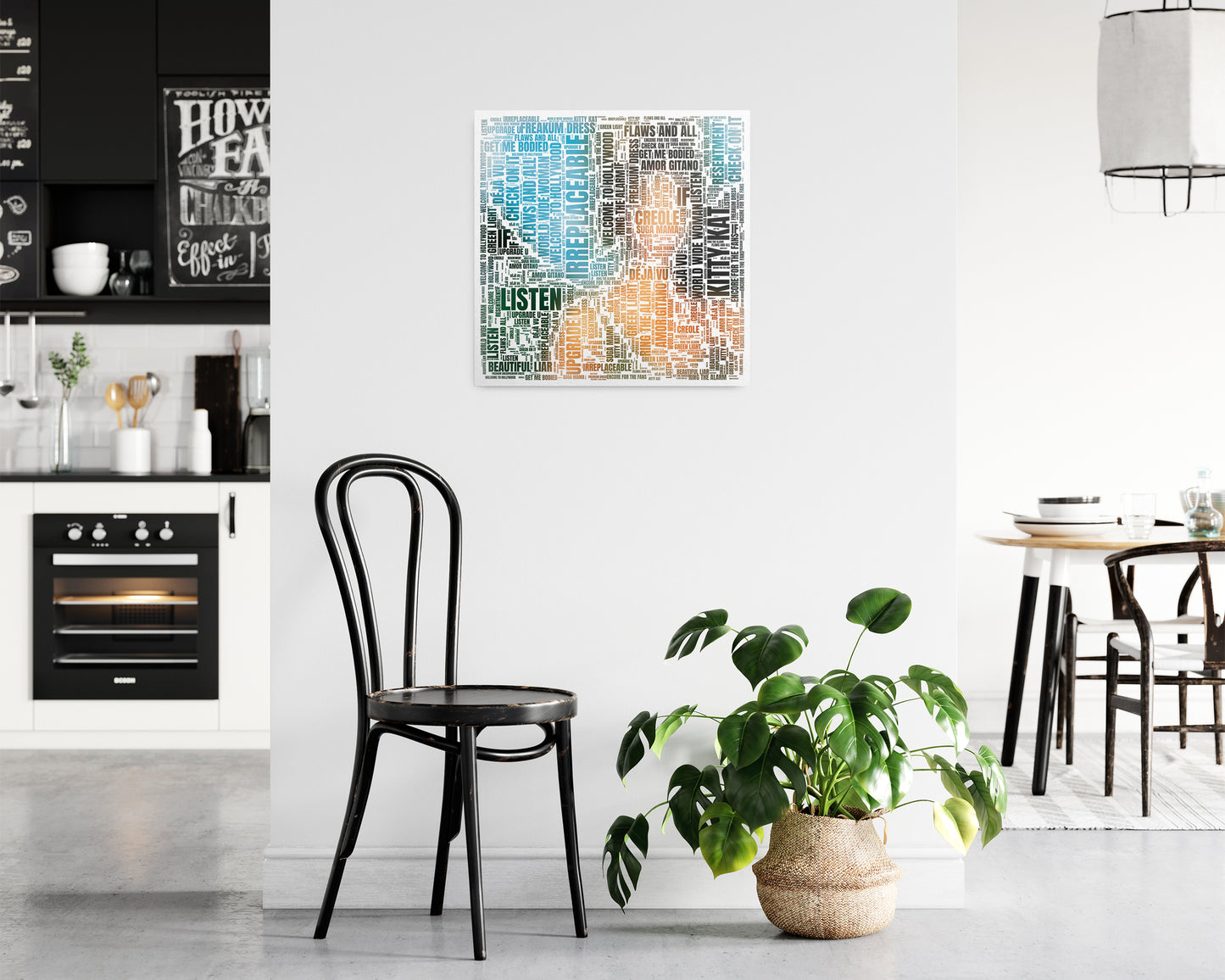 B'Day album word art square poster