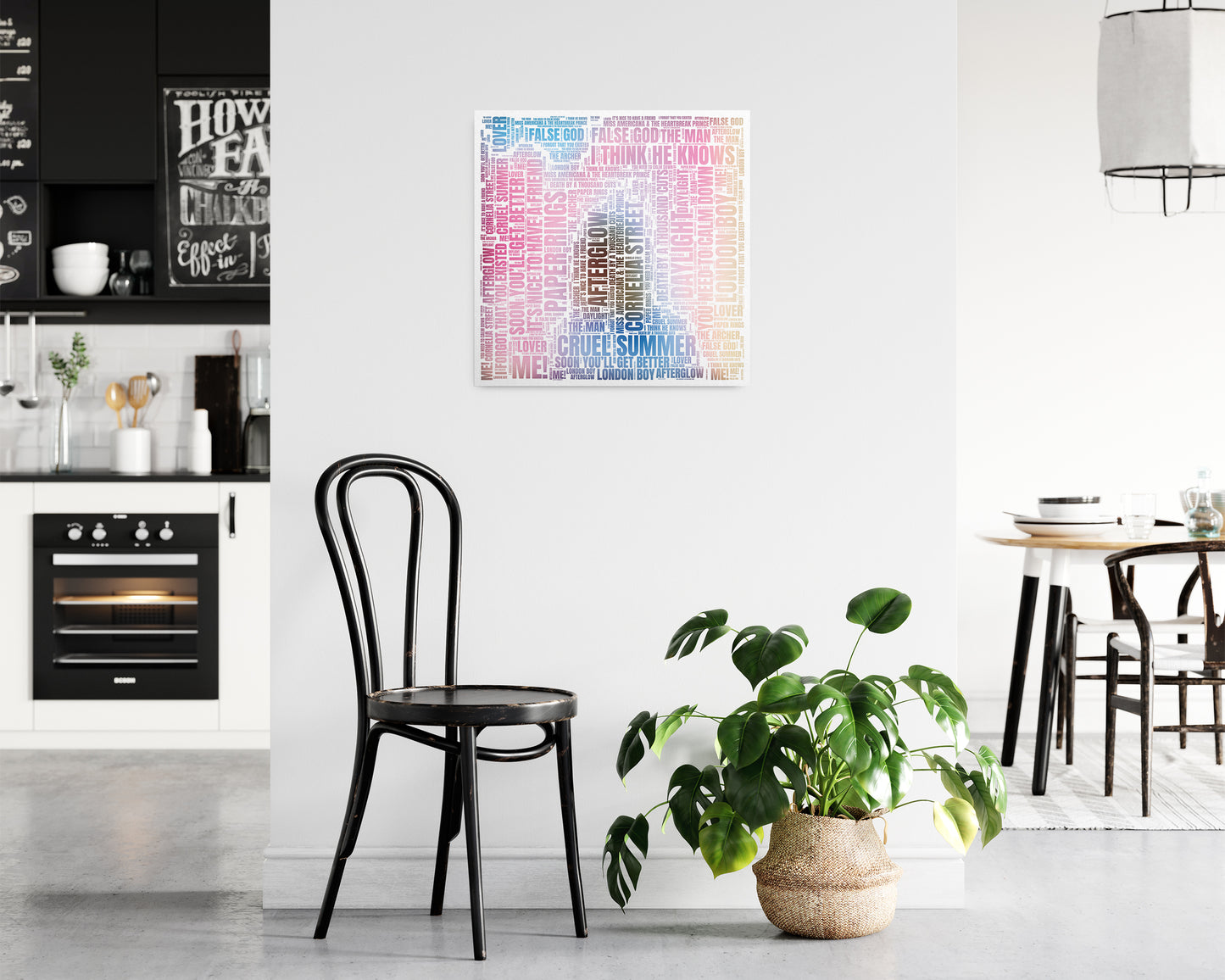 Lover album word art square poster