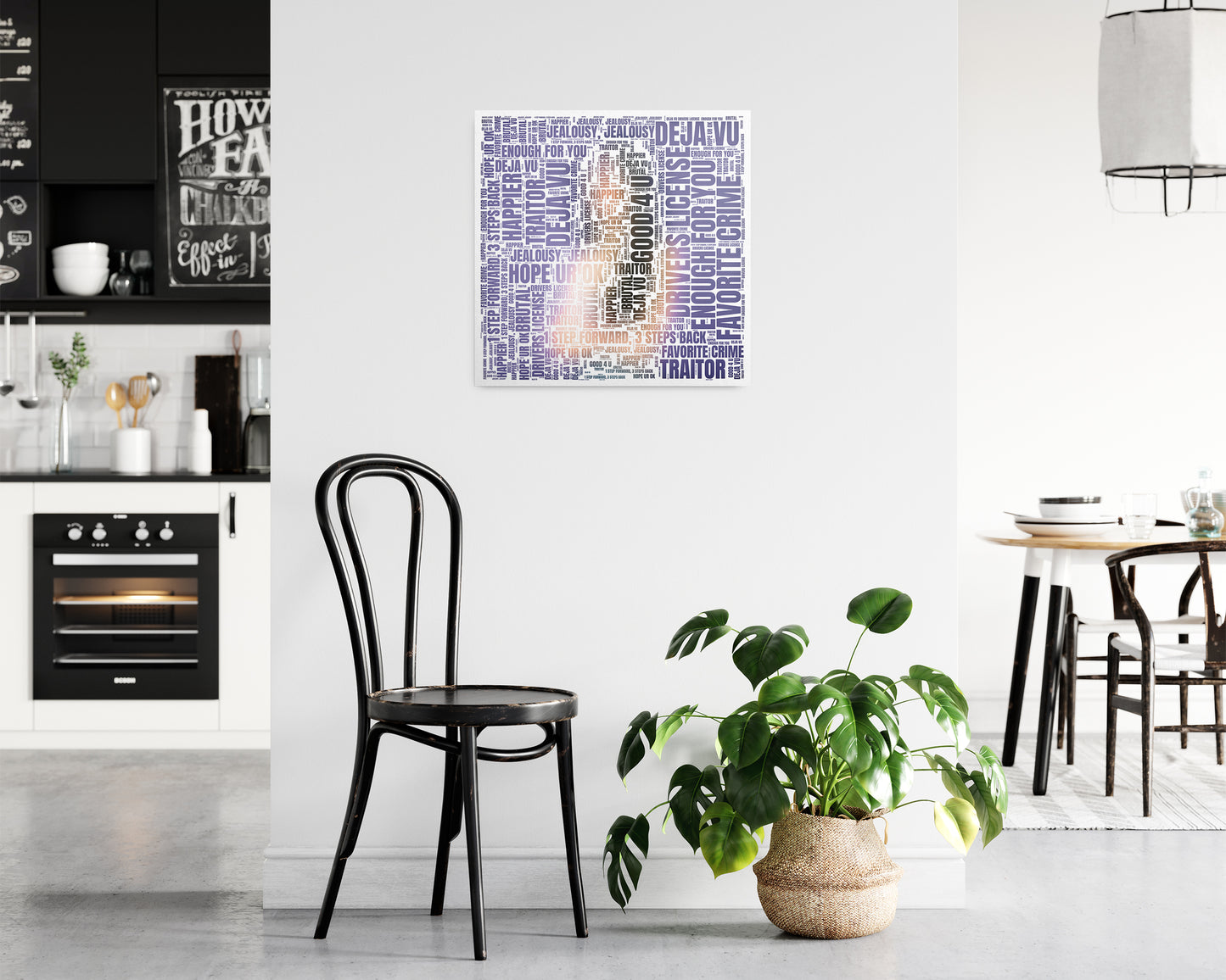 Sour album word art square poster