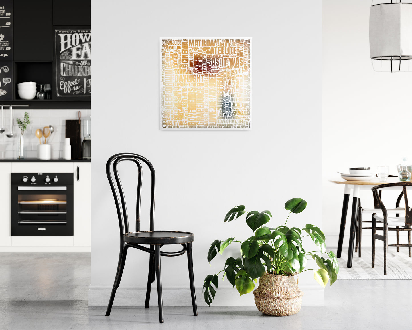 Harry's House album word art square poster