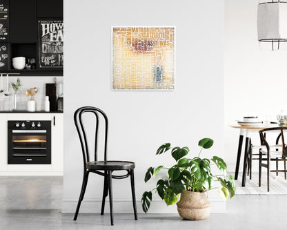 Harry's House album word art square poster