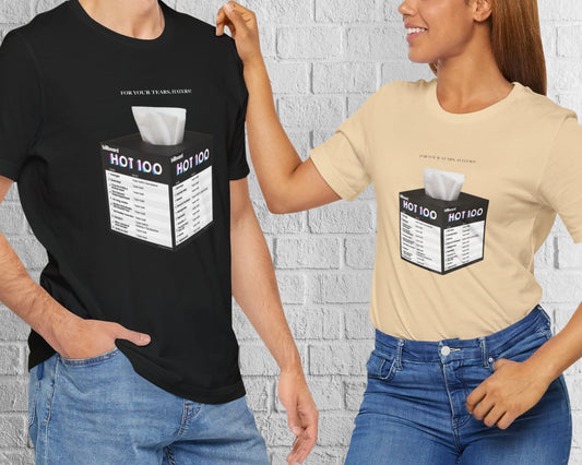 For your tears, haters unisex jersey short sleeve t-shirt