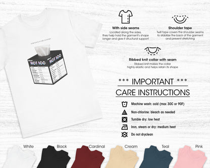 For your tears, haters unisex jersey short sleeve t-shirt