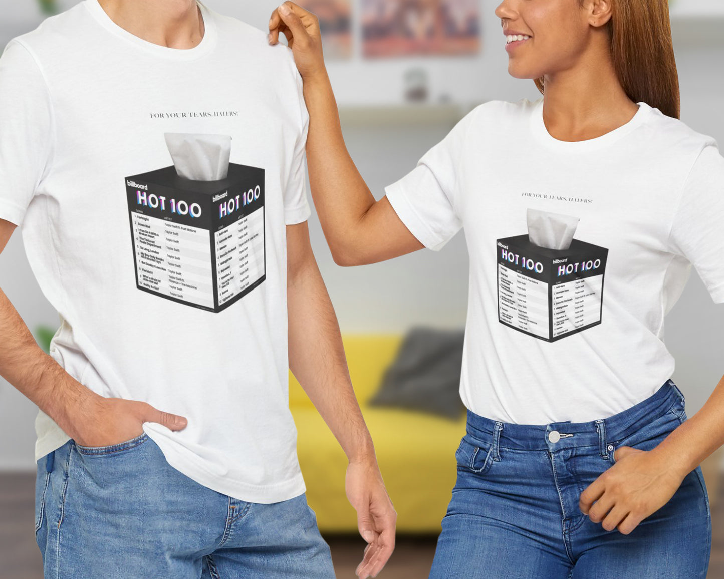 For your tears, haters unisex jersey short sleeve t-shirt