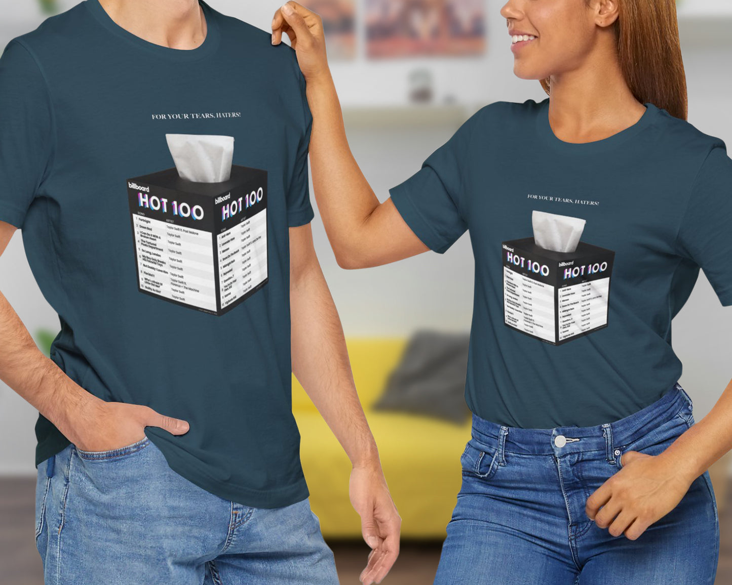 For your tears, haters unisex jersey short sleeve t-shirt