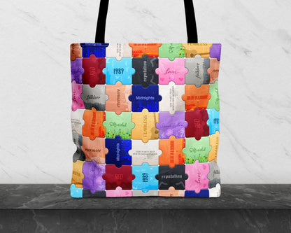 The Eras puzzles tote bag