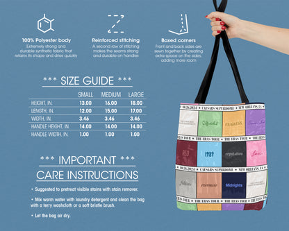 The Eras Tour tote bag