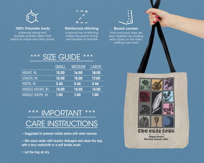 The Eras Tour medieval style tote bag