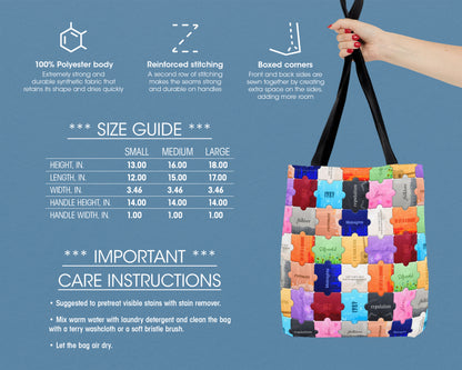 The Eras puzzles tote bag