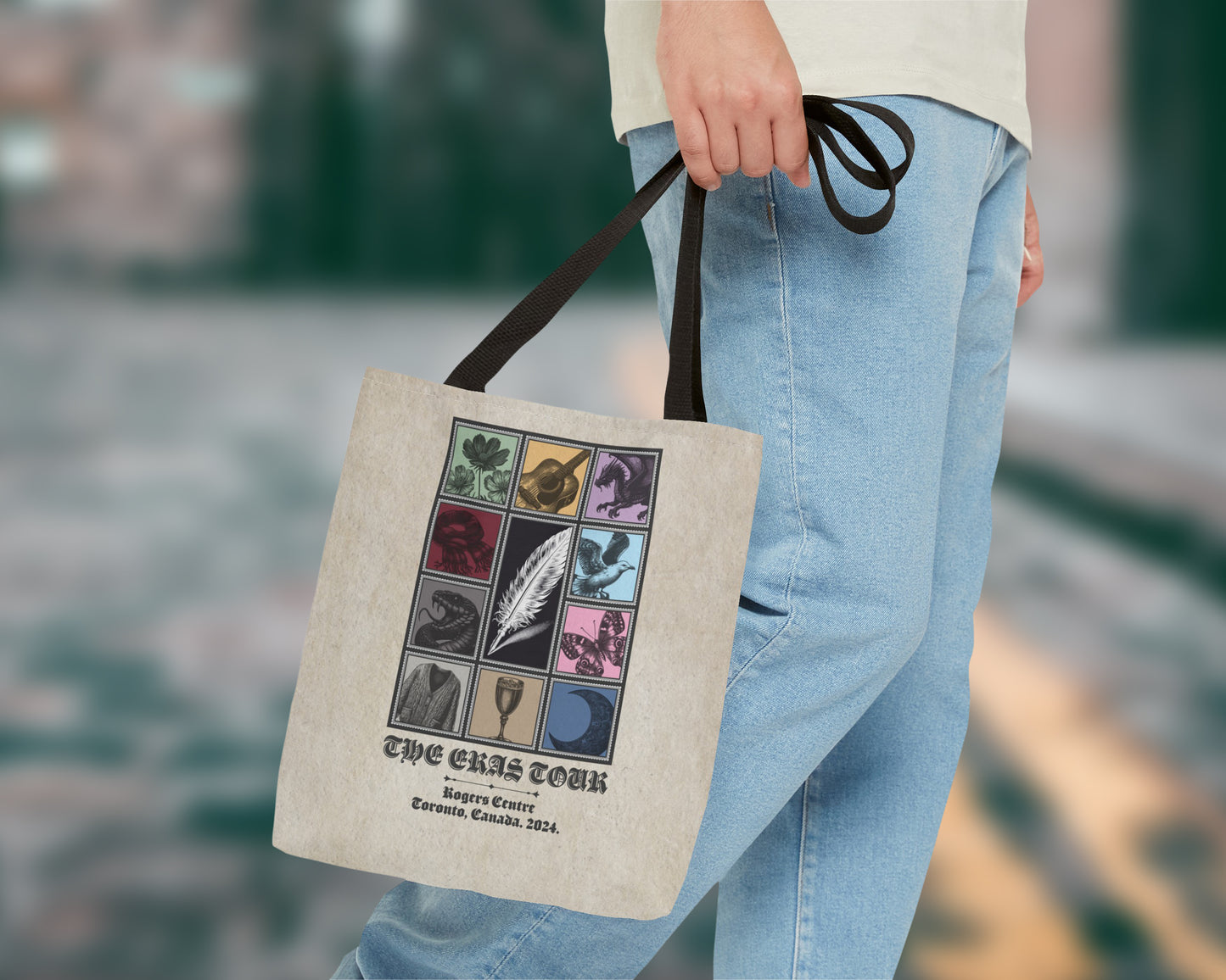 The Eras Tour medieval style tote bag