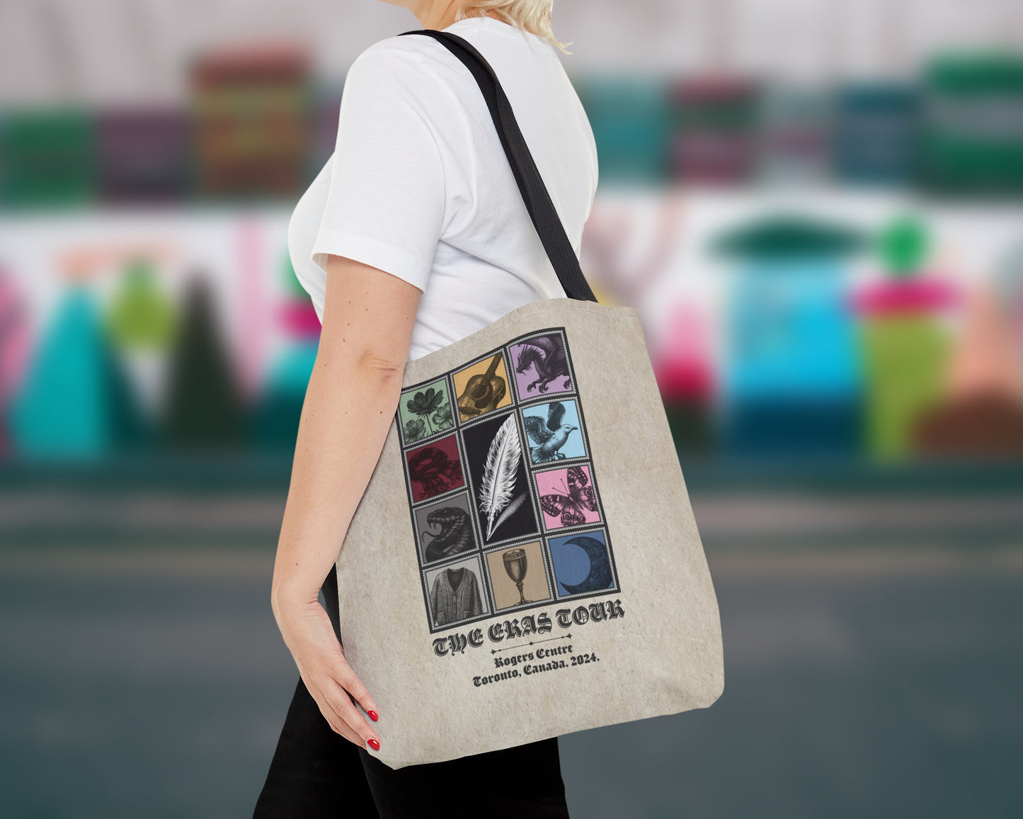 The Eras Tour medieval style tote bag