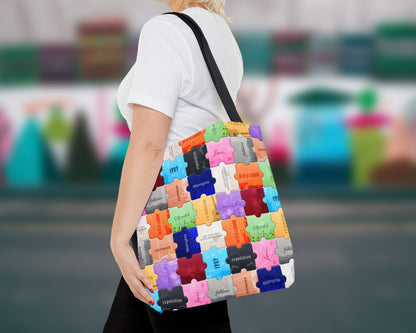 The Eras puzzles tote bag
