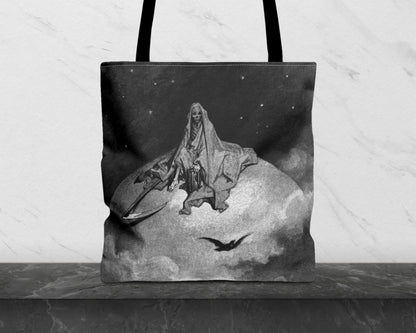 Gustave Dore - The Raven tote bag