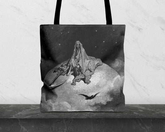 Gustave Dore - The Raven tote bag
