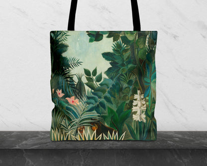 Henri Rousseau - The Equatorial Jungle tote bag