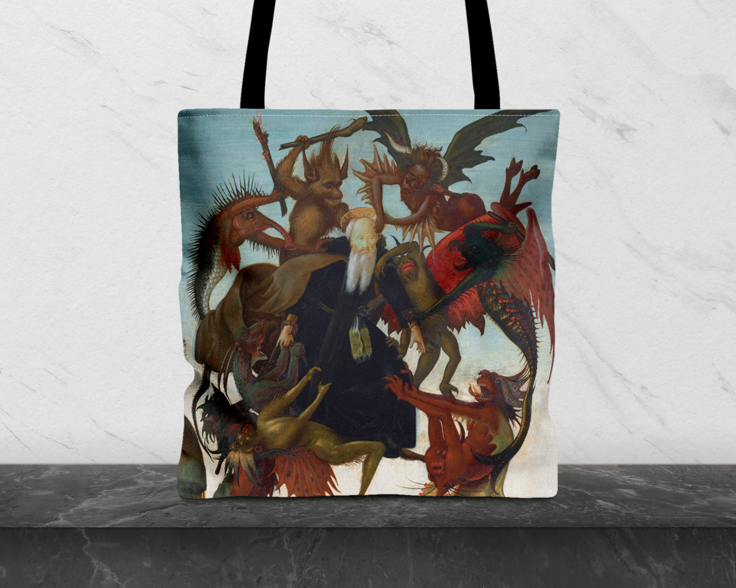 Michelangelo Buonarroti - The Torment of Saint Anthony tote bag