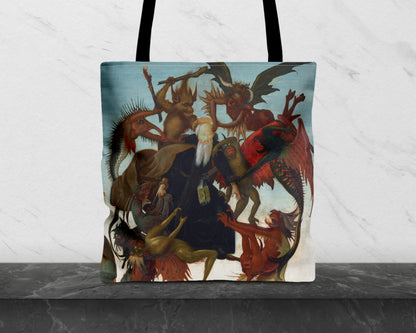 Michelangelo Buonarroti - The Torment of Saint Anthony tote bag