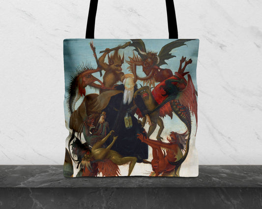 Michelangelo Buonarroti - The Torment of Saint Anthony tote bag