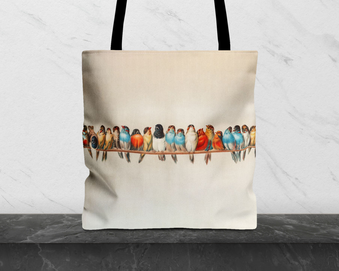 Hector Giacomelli - A Perch of Birds tote bag