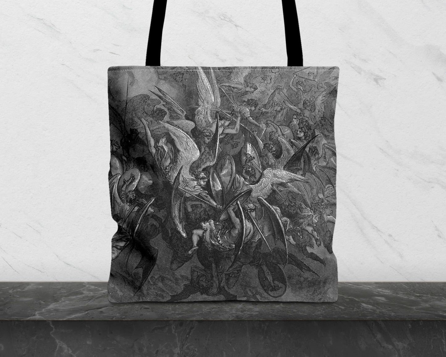 Gustave Dore - Paradise Lost tote bag