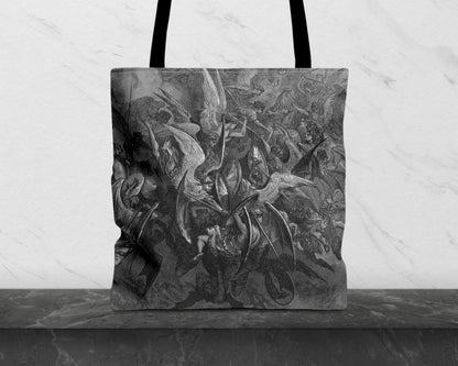Gustave Dore - Paradise Lost tote bag