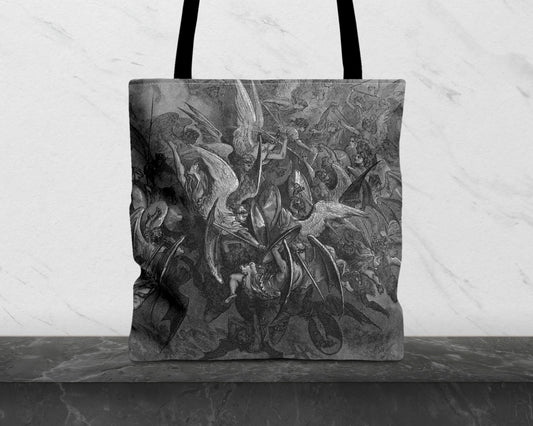 Gustave Dore - Paradise Lost tote bag