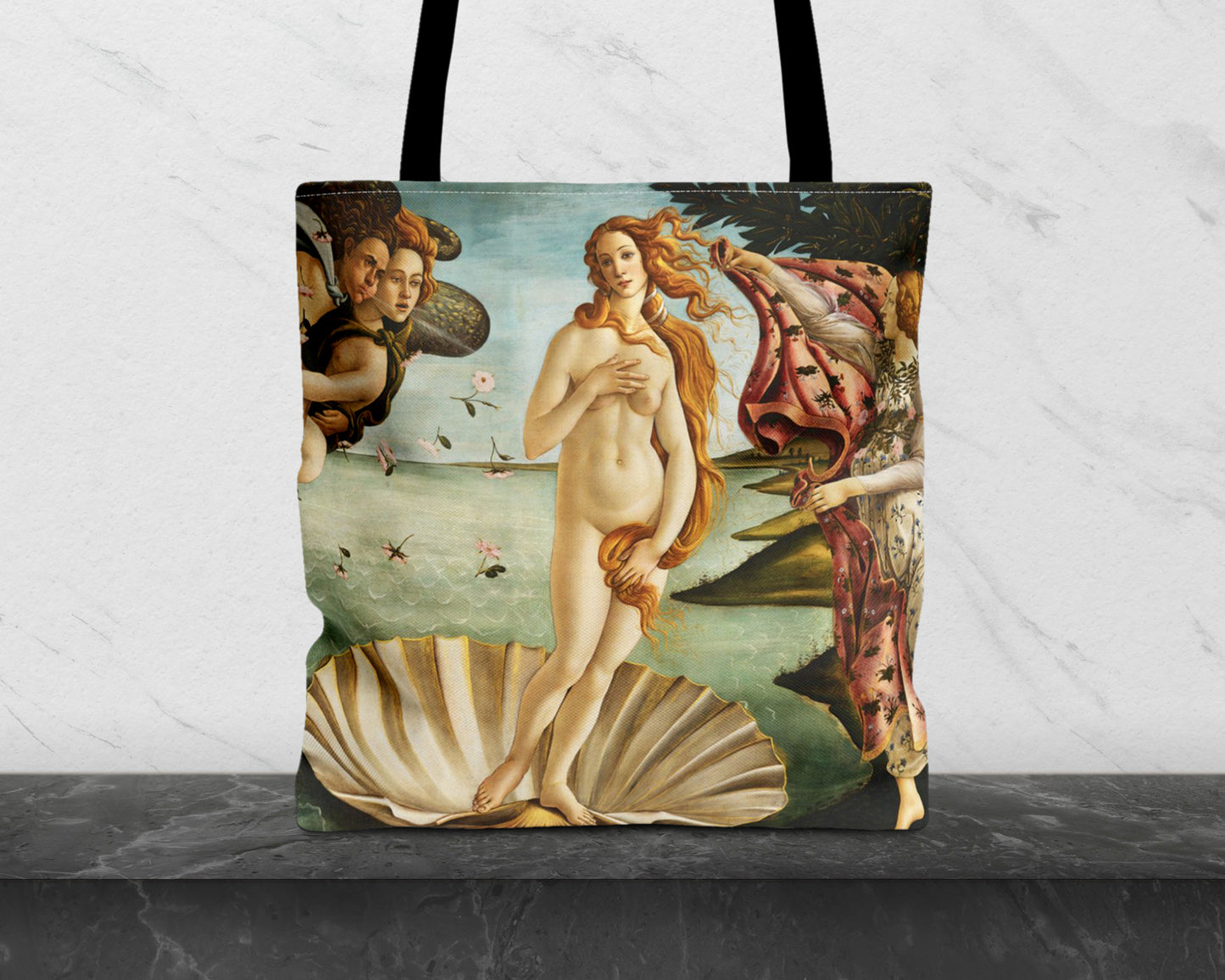 Sandro Botticelli - The Birth of Venus tote bag