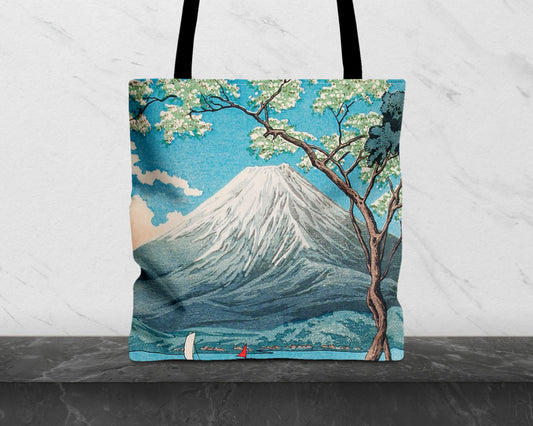 Hiroaki Takahashi - Mount Fuji from Lake Yamanaka tote bag