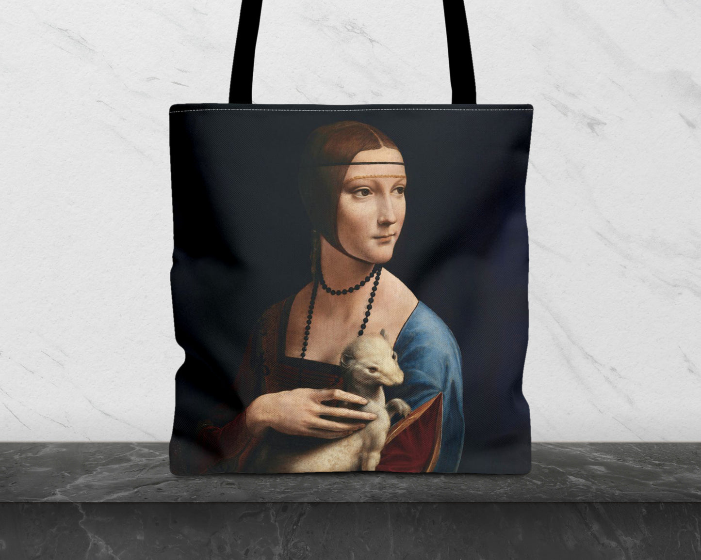 Leonardo Da Vinci - Lady with an Ermine tote bag