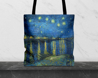 Vincent van Gogh - Starry Night Over the Rhone tote bag