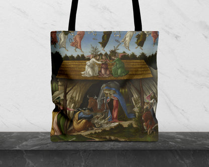 Sandro Botticelli - Mystic Nativity tote bag