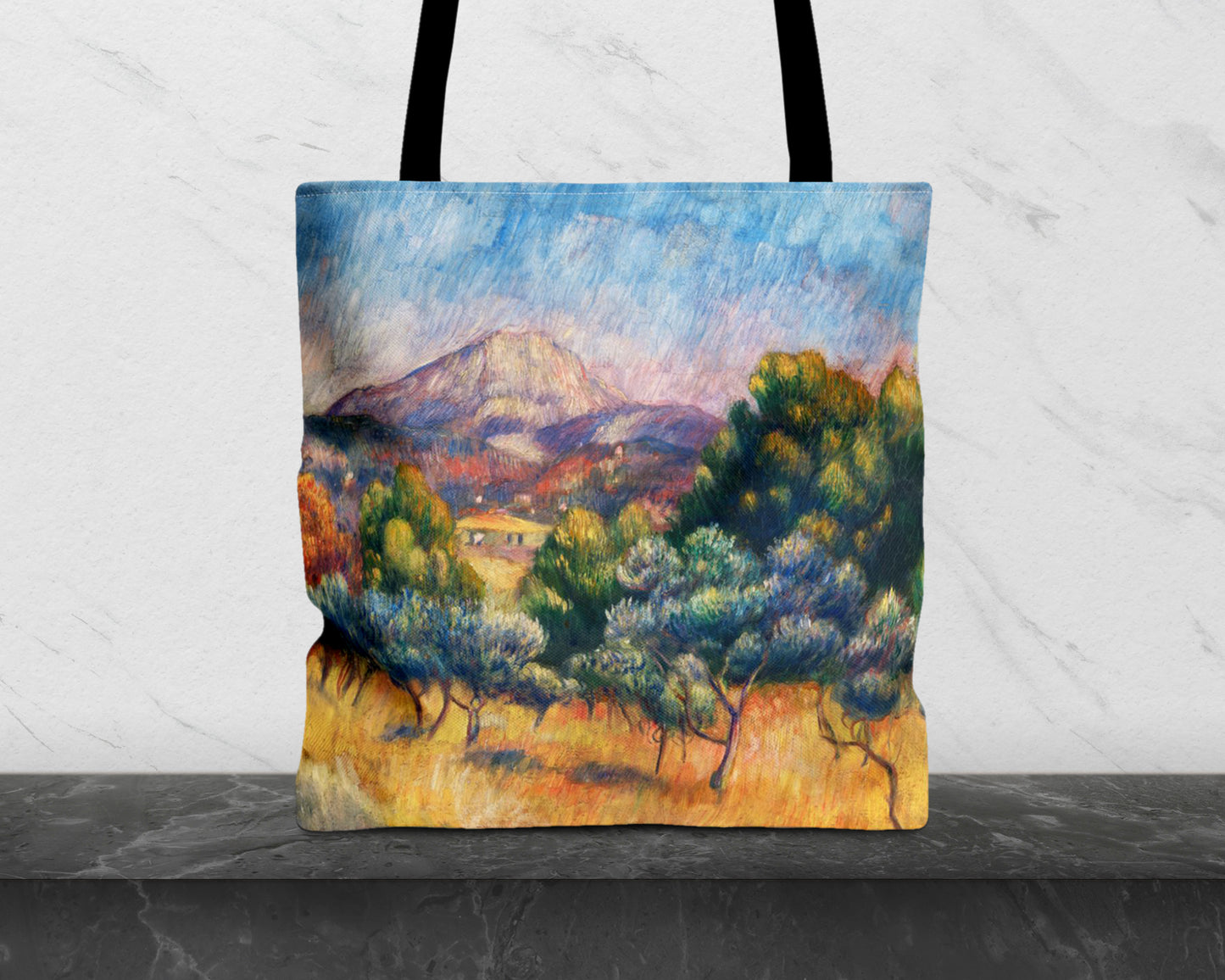 Pierre-Auguste Renoir - Montagne Sainte-Victoire (Paysage) tote bag