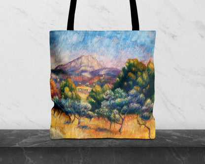 Pierre-Auguste Renoir - Montagne Sainte-Victoire (Paysage) tote bag