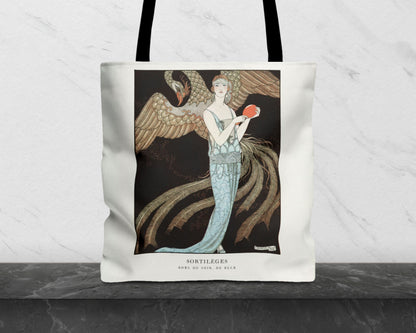 George Barbier - Sortilèges: Evening Dress, de Beer tote bag