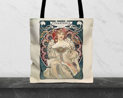 Alphonse Maria Mucha - F. Champenois Imprimeur-Editeur tote bag
