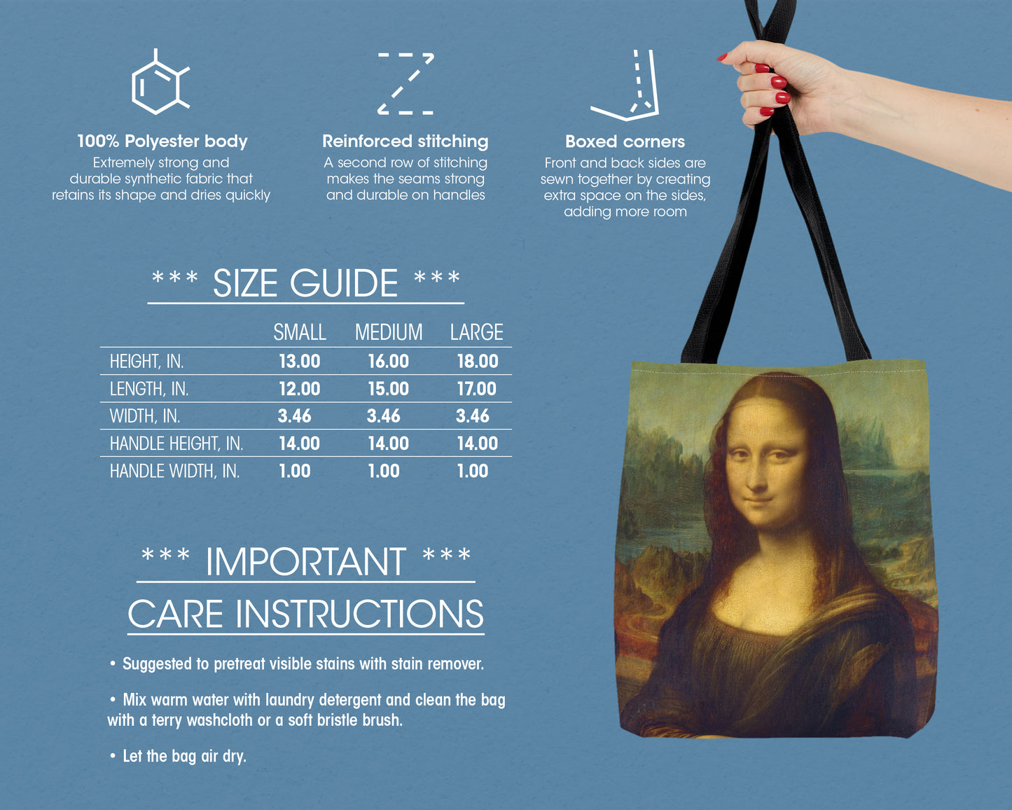 Leonardo Da Vinci - Lisa del Giocondo tote bag