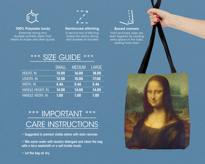 Leonardo Da Vinci - Lisa del Giocondo tote bag