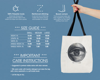 Isaac Weissenbruch - Menselijk Oog Met Een Afwijking tote bag