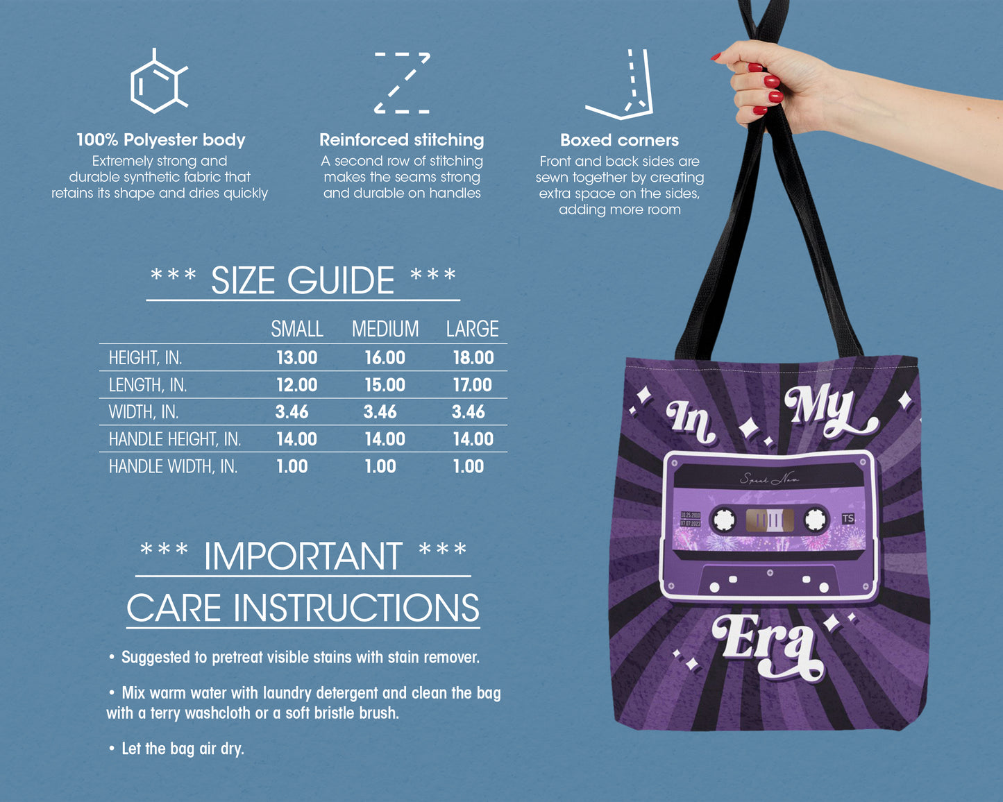 In my Speak Now era vintage cassette tape tote bag