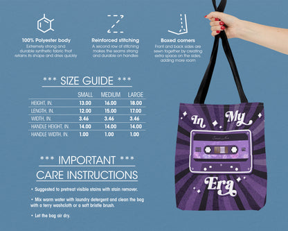 In my Speak Now era vintage cassette tape tote bag