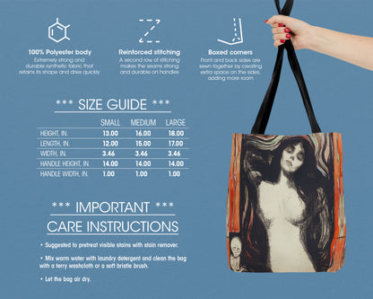 Edvard Munch - Madonna tote bag