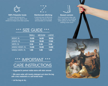 Francisco Goya - Witches' Sabbath tote bag