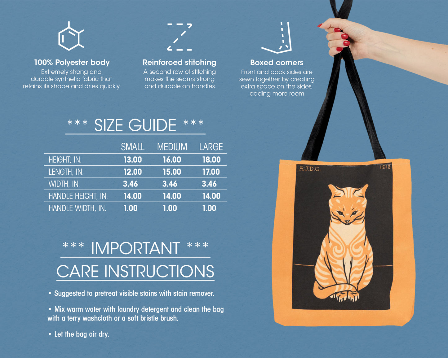 Julie de Graag - Sitting Cat tote bag